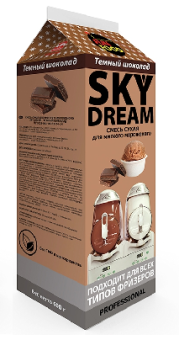 Смесь сухая для мягкого мороженого Sky Dream Темный шоколад FunFoodCorp.EasternEurope М15 04 15 в ШефСтор (chefstore.ru)